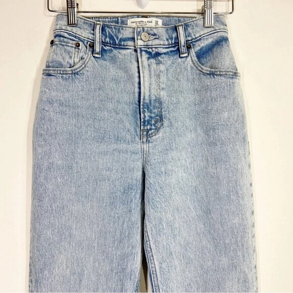 Abercrombie 90s Curve Love Jeans 00 XS Extra Short - Picture 5 of 9
